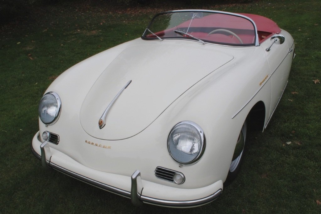 Original Porsche 356A Speedster from 1957 featuring precision bodywork, matching numbers, and a freshly rebuilt 1600 engine package.